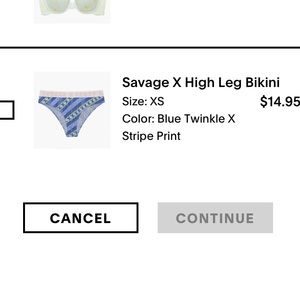 Savage X High Leg Bikini